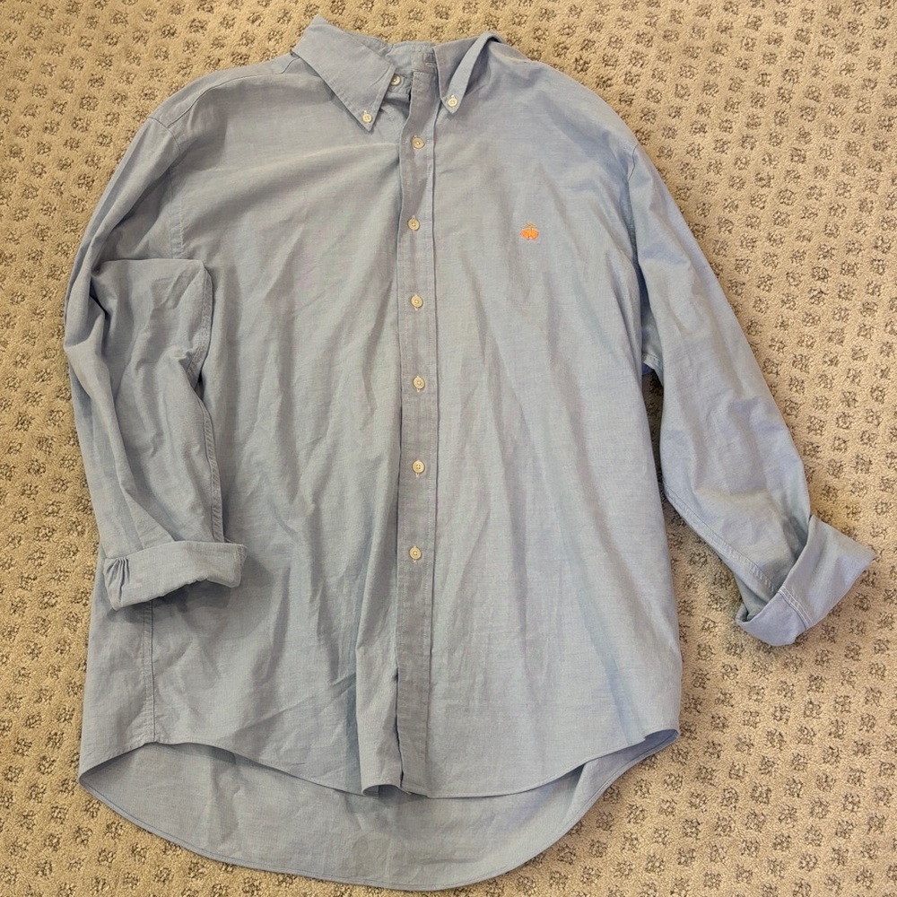 Brooks Brothers Light Blue Casual Button-Down Shirt